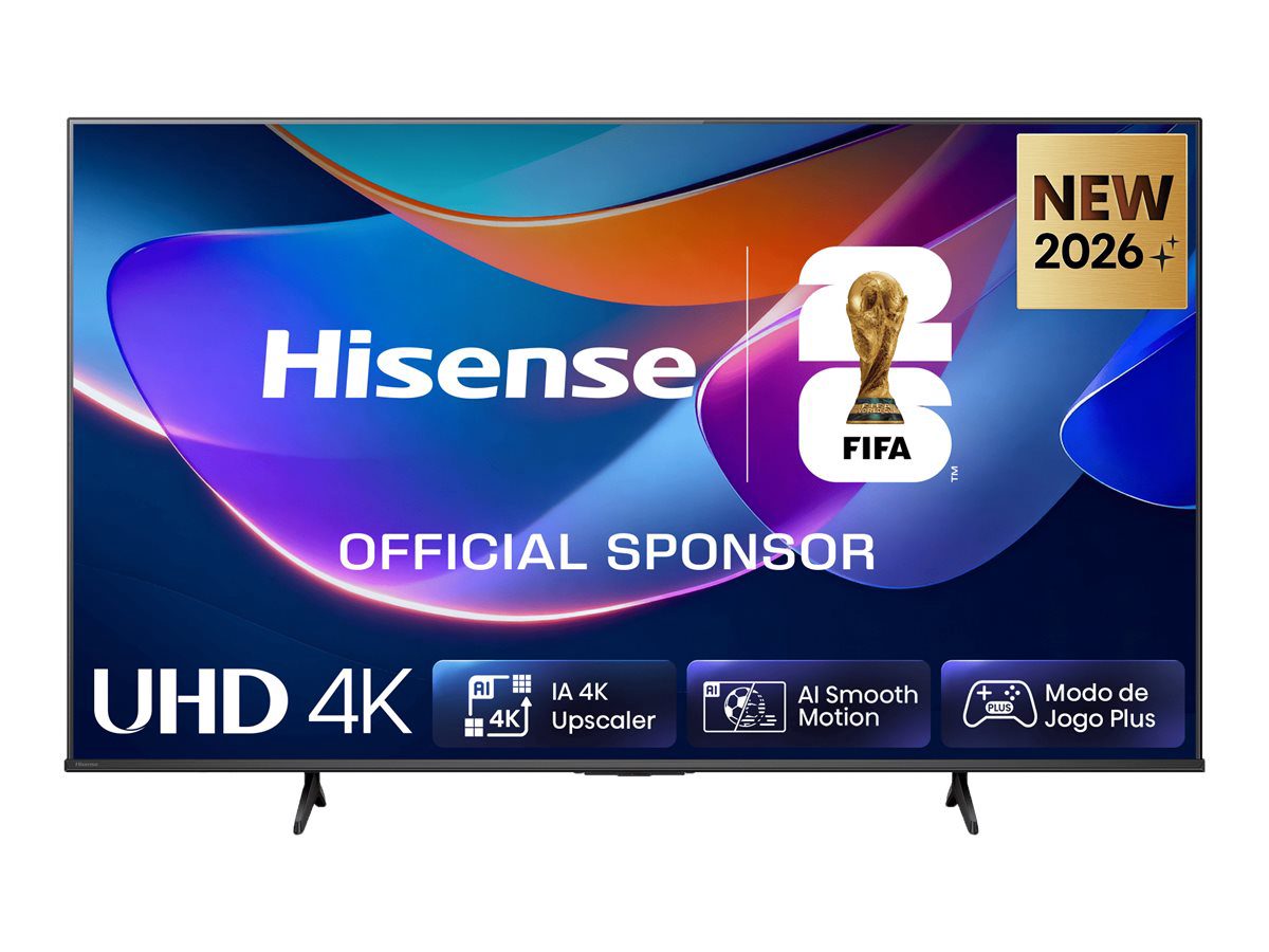 Hisense TV, 43A6S, 43", Smart TV, VIDAA OS, UHD, Black