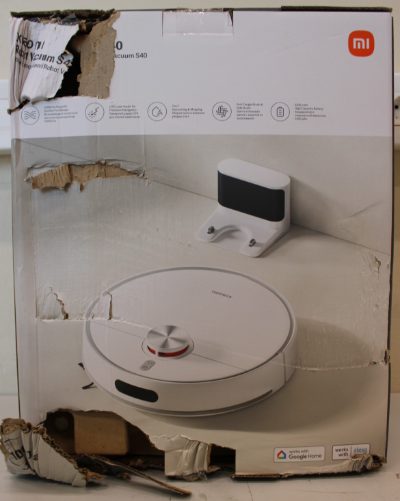 Xiaomi Robot Vacuum S40 EU, Wet&Dry, 5200 mAh, Dust capacity 0.52 L, 10000 Pa, White, DAMAGED PACKAGING, 23 month(s)