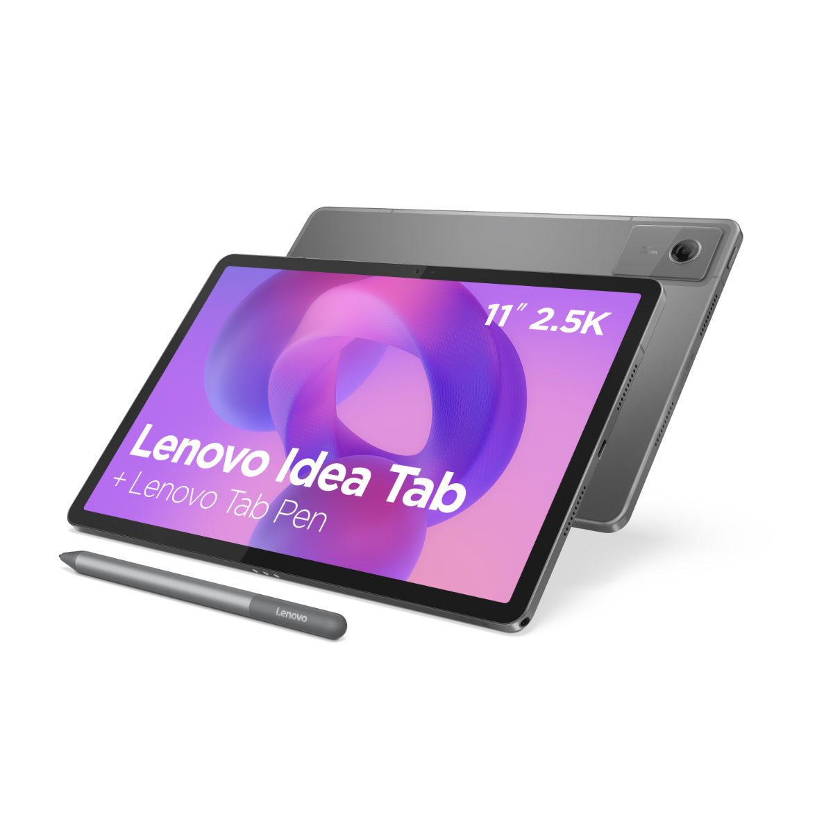 Lenovo Idea Tab 5G LTE (w/o power adapter), ZAFM0112SE, 11 ", Luna Grey, IPS, 2560 x 1600 pixels, MediaTek, Dimensity 6300, 8 GB, Soldered LPDDR4x, 128 GB, 3G, 4G, 5G, Wi-Fi, Front camera, 5 MP, Rear camera, 8 MP, Bluetooth, 5.2, Android, 15 (OS upgrades until Android 17 and 4 years security patches), Warranty 24 month(s), Lenovo Tab Pen, USB-A to USB-C cable, Manual