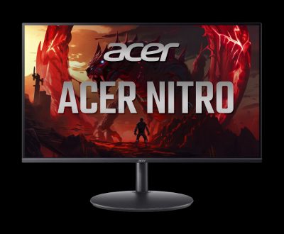Acer Nitro XF27FX Ergo, 27 ", IPS, FHD, 16:9, 240 Hz, 0.5 ms, 1920 x 1080 pixels, 250 cd/m², HDMI ports quantity 2, Black