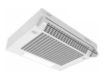 CATA Hood, FK SLIM 6000 WH, Conventional, Energy efficiency class B, Width 60 cm, 162 m³/h, Mechanical, LED, White