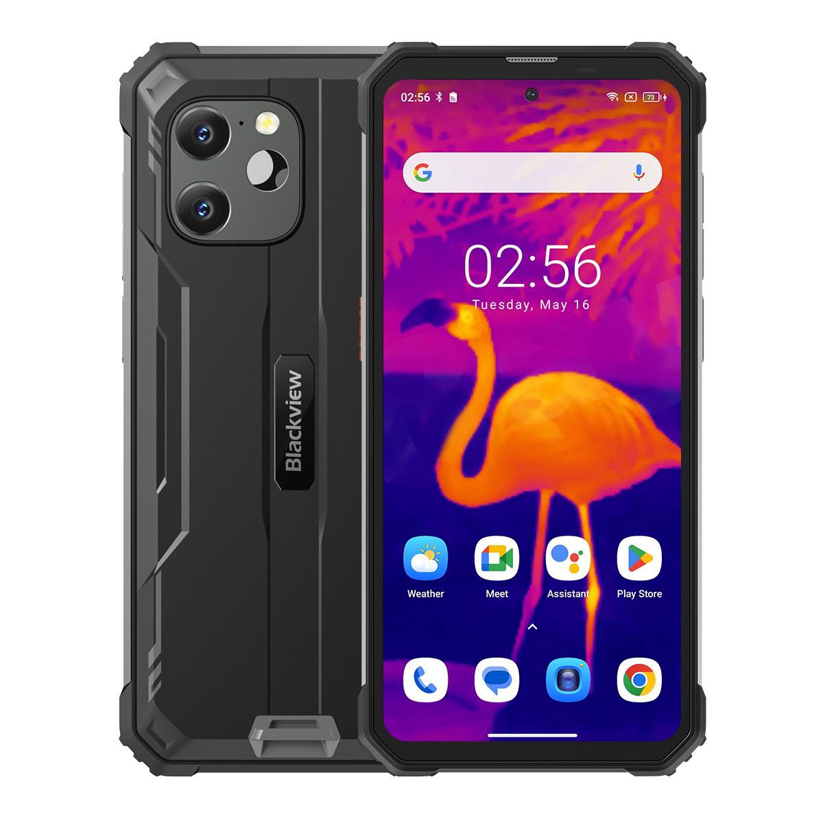 MOBILE PHONE BV8900 8/256GB/BLACK BLACKVIEW