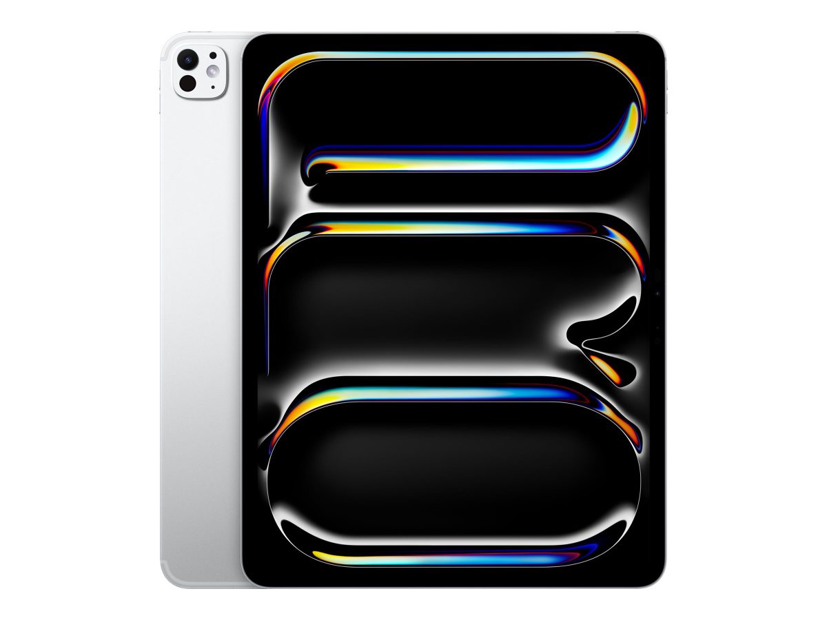 iPad Pro Wi-Fi + Cellular, 13 ", Silver, OLED, Ultra Retina XDR, 2752 x 2064 pixels, Apple M5, 12 GB, 256 GB, 3G, 4G, 5G, Wi-Fi, Front camera, 12 MP, Rear camera, Bluetooth, 6, iPadOS, USB-C charging cable