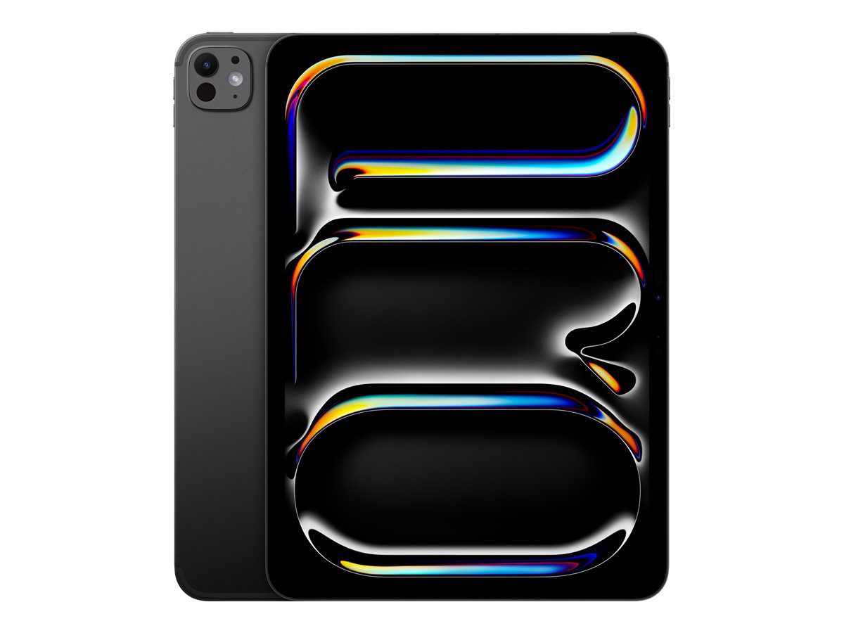 iPad Pro Wi-Fi + Cellular, 11 ", Space Black, OLED, Ultra Retina XDR, 2420 x 1668 pixels, Apple M5, 12 GB, 512 GB, 3G, 4G, 5G, Wi-Fi, Front camera, 12 MP, Rear camera, Bluetooth, 6, iPadOS, USB-C charging cable