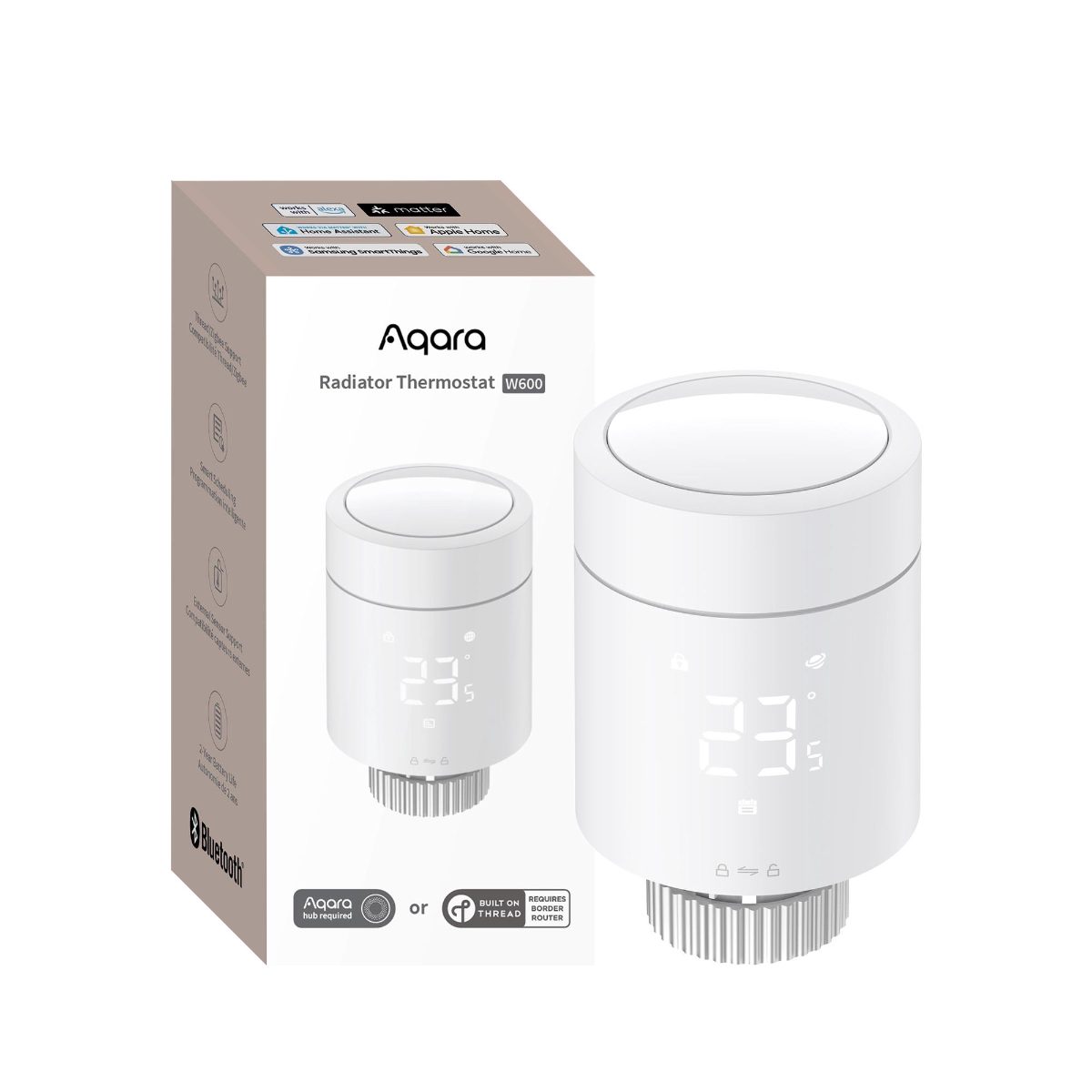 SMART HOME THERMOSTAT VALVE/W600 WT-A03D AQARA