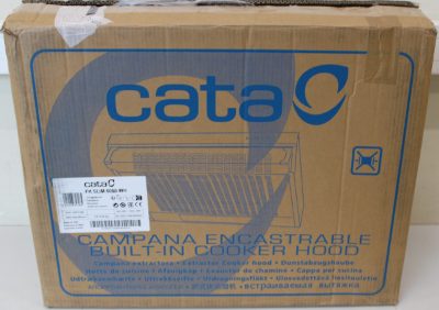 CATA, Hood, FK SLIM 6000 WH, Conventional, Energy efficiency class B, Width 60 cm, 162 m³/h, Mechanical, LED, White, RENEWED, SCRATCHED BODY (TOP), 34 month(s)