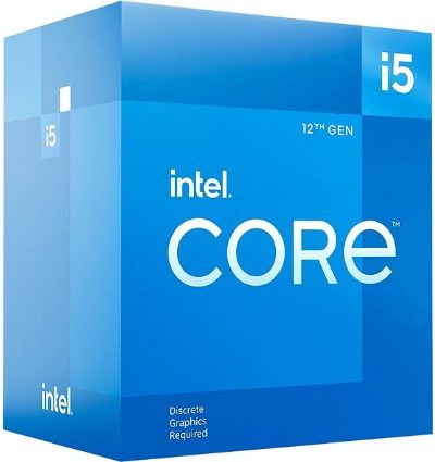 i5-12400F, 2.5 GHz, LGA1700, Processor threads 12, i5-124xx, Processor cores 6